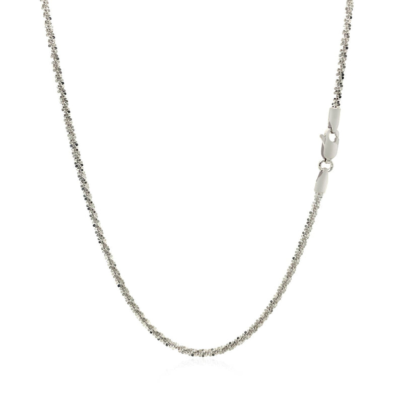 14k White Gold Sparkle Chain 1.5mm - Premium Chains - Just $409.99! Shop now at Pulse Designer Fashion