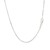 14k White Gold Diamond Cut Cable Link Chain 1.1mm - Premium Chains - Just $257.99! Shop now at Pulse Designer Fashion