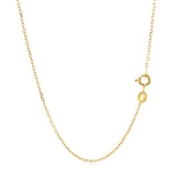 14k Yellow Gold Faceted Cable Link Chain 1.3mm - Premium Chains - Just $200.99! Shop now at Pulse Designer Fashion