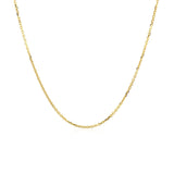 10k Yellow Gold Adjustable Cable Chain 0.9mm - Premium Chains - Just $272.99! Shop now at Pulse Designer Fashion