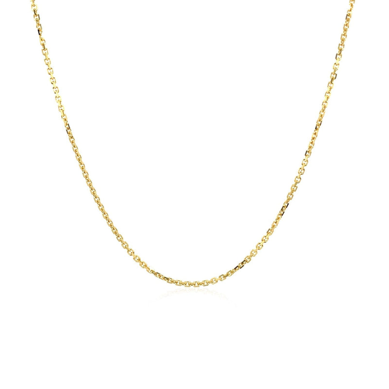 10k Yellow Gold Adjustable Cable Chain 0.9mm - Premium Chains - Just $272.99! Shop now at Pulse Designer Fashion