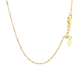 10k Yellow Gold Adjustable Cable Chain 0.9mm - Premium Chains - Just $272.99! Shop now at Pulse Designer Fashion