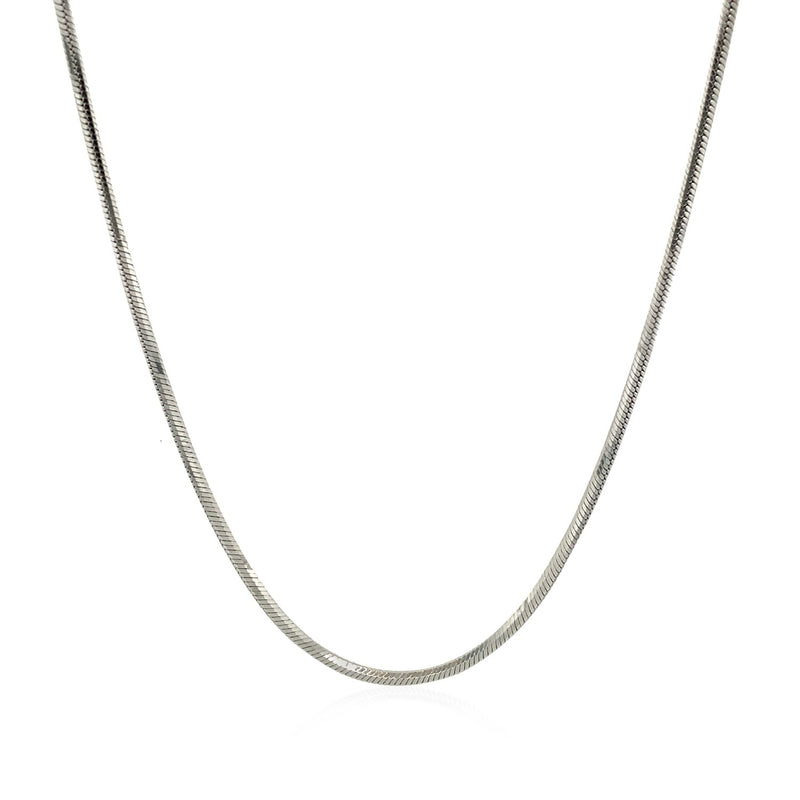 Sterling Silver 1.2mm Snake Style Chain - Premium Chains - Just $39.99! Shop now at Pulse Designer Fashion