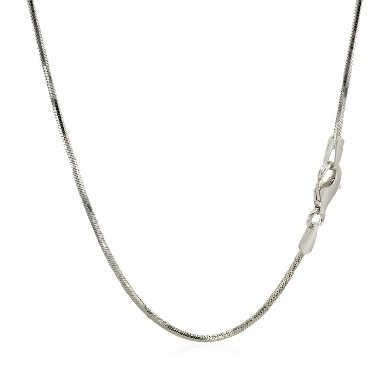 Sterling Silver 1.2mm Snake Style Chain - Premium Chains - Just $39.99! Shop now at Pulse Designer Fashion