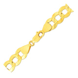 14k Yellow Gold Solid Curb Bracelet 10.0mm - Premium Bracelets - Just $2891.99! Shop now at Pulse Designer Fashion