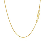 14k Yellow Gold Diamond Cut Round Wheat Chain 1.0mm - Premium Chains - Just $312.99! Shop now at Pulse Designer Fashion