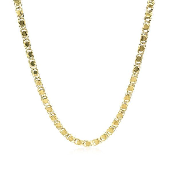 2.9mm 14k Yellow Gold Heart Chain - Premium Chains - Just $1054.99! Shop now at Pulse Designer Fashion