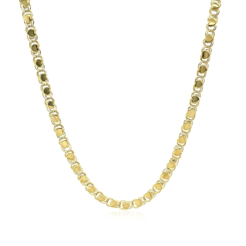 2.9mm 14k Yellow Gold Heart Chain - Premium Chains - Just $1054.99! Shop now at Pulse Designer Fashion