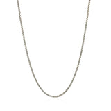 Sterling Silver 1.4mm Adjustable Box Chain - Premium Chains - Just $90.99! Shop now at Pulse Designer Fashion