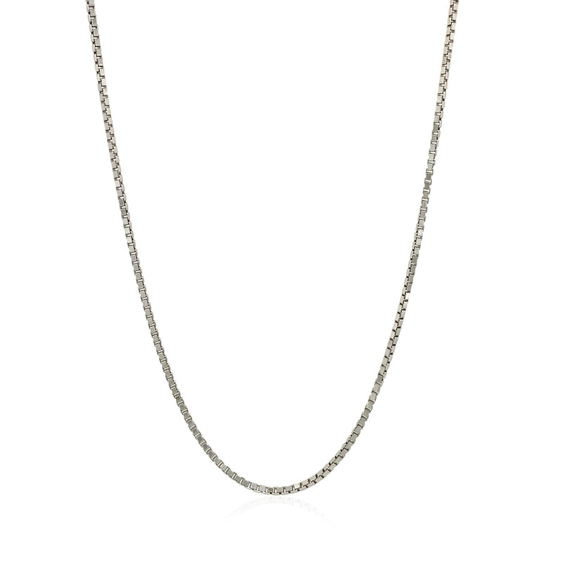 Sterling Silver 1.4mm Adjustable Box Chain - Premium Chains - Just $90.99! Shop now at Pulse Designer Fashion