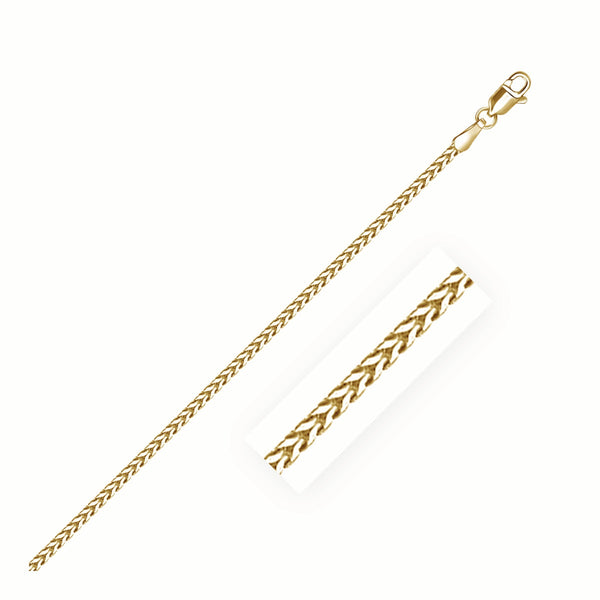 14k Yellow Gold Franco Chain 1.8mm - Premium Chains - Just $984.99! Shop now at Pulse Designer Fashion