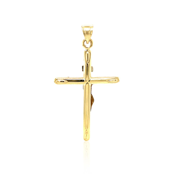 14k Two Tone Gold Cross Pendant - Premium Pendants - Just $312.99! Shop now at Pulse Designer Fashion