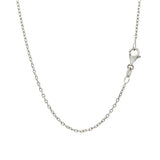 14k White Gold Round Cable Link Chain 1.5mm - Premium Chains - Just $380.99! Shop now at Pulse Designer Fashion