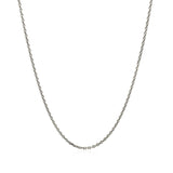 14k White Gold Diamond Cut Cable Link Chain 1.4mm - Premium Chains - Just $333.99! Shop now at Pulse Designer Fashion