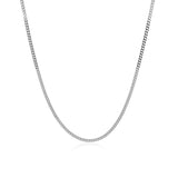 14k White Gold Gourmette Chain 1.5mm - Premium Chains - Just $436.99! Shop now at Pulse Designer Fashion