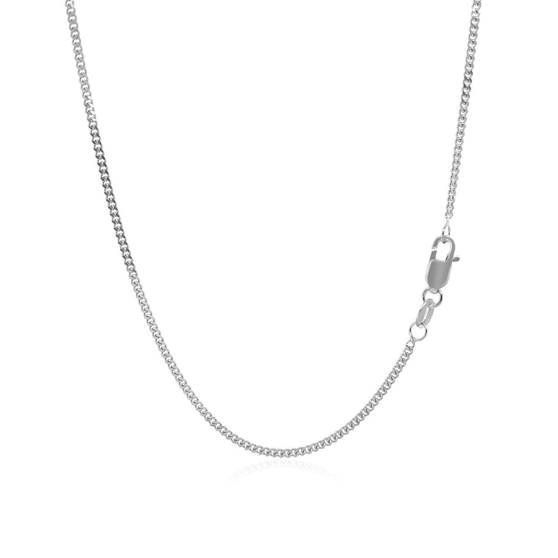 14k White Gold Gourmette Chain 1.5mm - Premium Chains - Just $436.99! Shop now at Pulse Designer Fashion