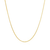 14k Yellow Gold Diamond Cut Round Wheat Chain 0.6mm - Premium Chains - Just $179.99! Shop now at Pulse Designer Fashion