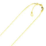 14k Yellow Gold Adjustable Snake Chain 0.85mm - Premium Chains - Just $586.99! Shop now at Pulse Designer Fashion