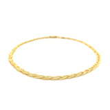 3.5mm 14k Yellow Braided Foxtail Anklet - Premium Anklets - Just $623.99! Shop now at Pulse Designer Fashion