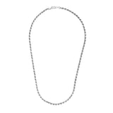 Sterling Silver 3.6mm Diamond Cut Rope Style Chain - Premium Chains - Just $195.99! Shop now at Pulse Designer Fashion