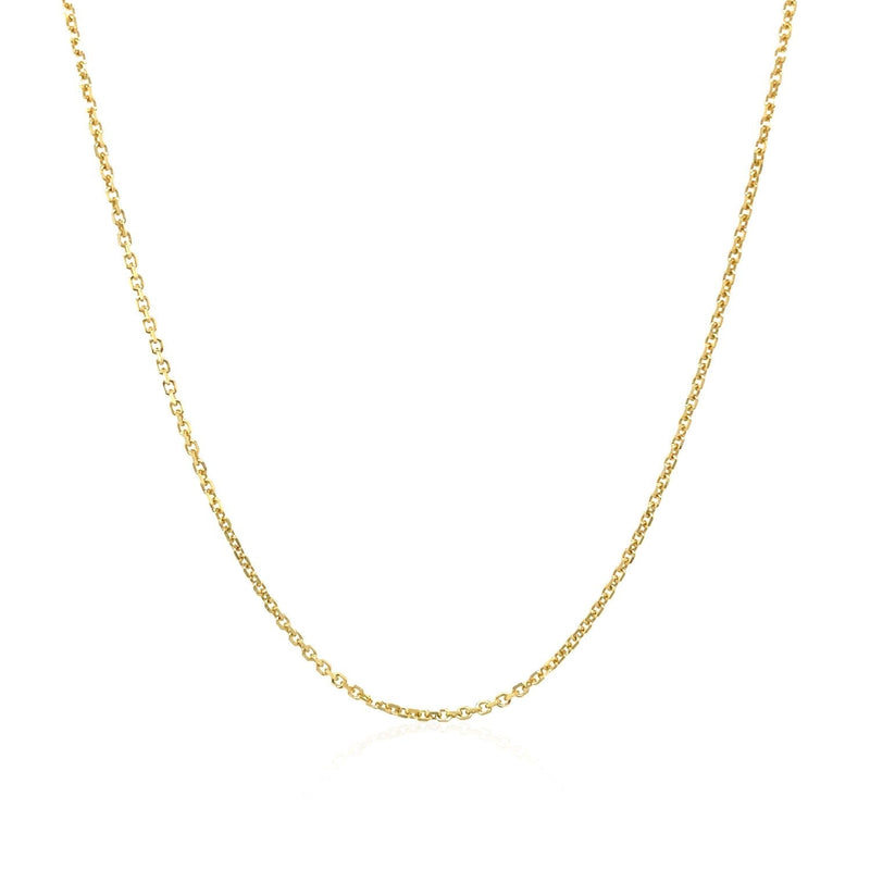 10k Yellow Gold Cable Chain 1.1mm - Premium Chains - Just $169.99! Shop now at Pulse Designer Fashion