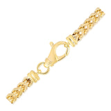 3.9mm 14k Yellow Gold Square Franco Bracelet - Premium Bracelets - Just $1286.99! Shop now at Pulse Designer Fashion