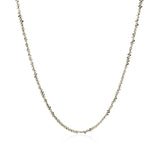 Rhodium Plated 1.7mm Sterling Silver Sparkle Style Chain - Premium Chains - Just $36.99! Shop now at Pulse Designer Fashion