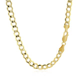 5.3mm 14k Yellow Gold Curb Chain - Premium Chains - Just $1246.99! Shop now at Pulse Designer Fashion