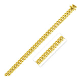 4.0mm 14k Yellow Gold Classic Solid Miami Cuban Chain - Premium Chains - Just $3584.99! Shop now at Pulse Designer Fashion