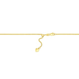 14k Yellow Gold Adjustable Rope Chain 1.0mm - Premium Chains - Just $519.99! Shop now at Pulse Designer Fashion