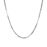 14k White Gold Classic Box Chain 1.1mm - Premium Chains - Just $646.99! Shop now at Pulse Designer Fashion