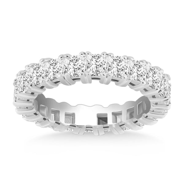 14k White Gold Princess Cut Diamond Eternity Ring - Premium Rings - Just $11027.99! Shop now at Pulse Designer Fashion