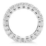 14k White Gold Princess Cut Diamond Eternity Ring - Premium Rings - Just $11027.99! Shop now at Pulse Designer Fashion