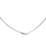 14k White Gold Classic Omega Style Chain (2 mm) - Premium Chains - Just $1142.99! Shop now at Pulse Designer Fashion