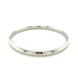 Classic Bangle in 14k White Gold (5.0mm) - Premium Bangles - Just $854.99! Shop now at Pulse Designer Fashion