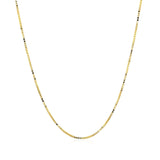 14k Yellow Gold Classic Box Chain 0.7mm - Premium Chains - Just $258.99! Shop now at Pulse Designer Fashion