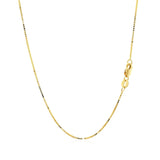 14k Yellow Gold Classic Box Chain 0.7mm - Premium Chains - Just $258.99! Shop now at Pulse Designer Fashion