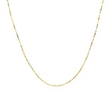 18k Yellow Gold Box Chain 0.6mm - Premium Chains - Just $269.99! Shop now at Pulse Designer Fashion