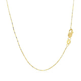 18k Yellow Gold Box Chain 0.6mm - Premium Chains - Just $269.99! Shop now at Pulse Designer Fashion