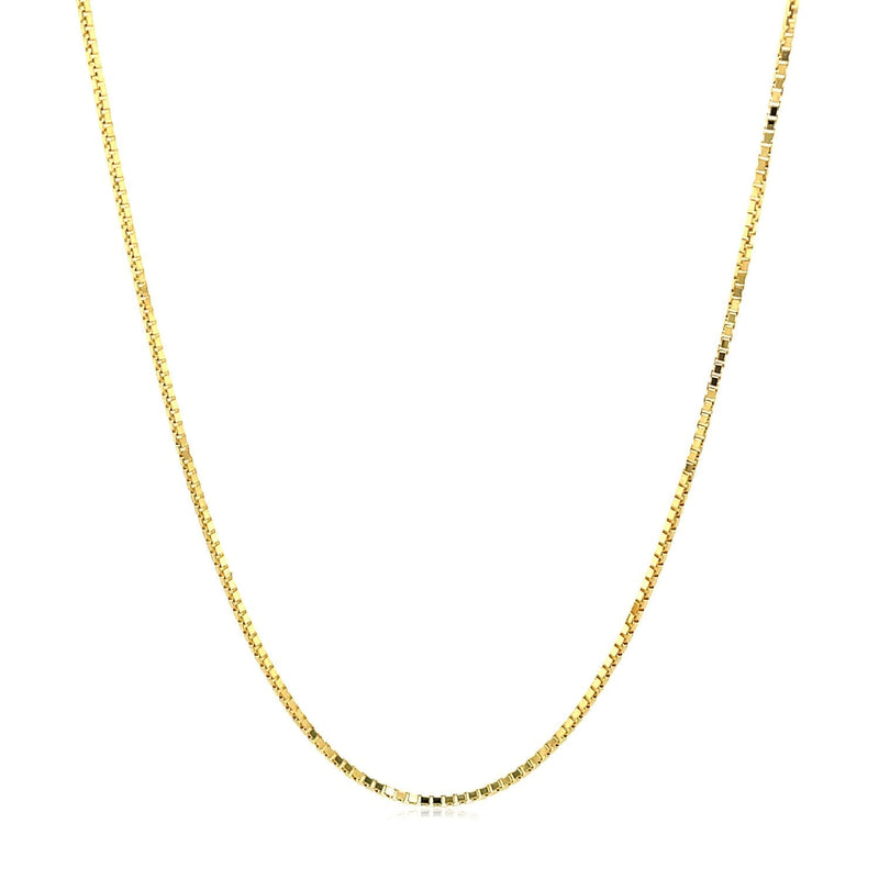 14k Yellow Gold Octagonal Box Chain 1.0mm - Premium Chains - Just $449.99! Shop now at Pulse Designer Fashion