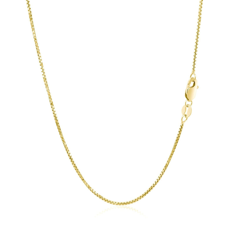 14k Yellow Gold Octagonal Box Chain 1.0mm - Premium Chains - Just $449.99! Shop now at Pulse Designer Fashion