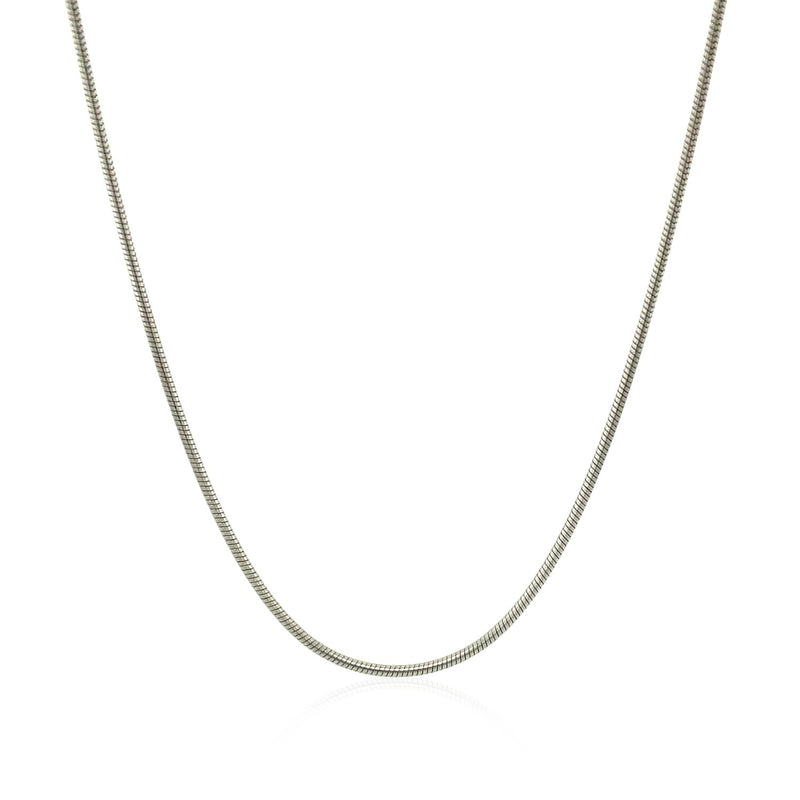 Sterling Silver 1.1mm Snake Style Chain - Premium Chains - Just $32.99! Shop now at Pulse Designer Fashion