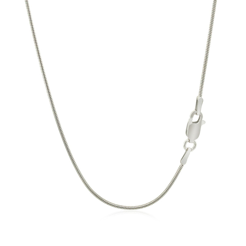 Sterling Silver 1.1mm Snake Style Chain - Premium Chains - Just $32.99! Shop now at Pulse Designer Fashion