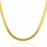 5.0mm 14k Yellow Gold Super Flex Herringbone Chain - Premium Chains - Just $1211.99! Shop now at Pulse Designer Fashion