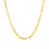 3.1mm 14k Yellow Gold Solid Figaro Chain - Premium Chains - Just $896.99! Shop now at Pulse Designer Fashion