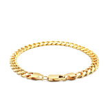 5.8mm 14k Yellow Gold Solid Miami Cuban Bracelet - Premium Bracelets - Just $3433.99! Shop now at Pulse Designer Fashion