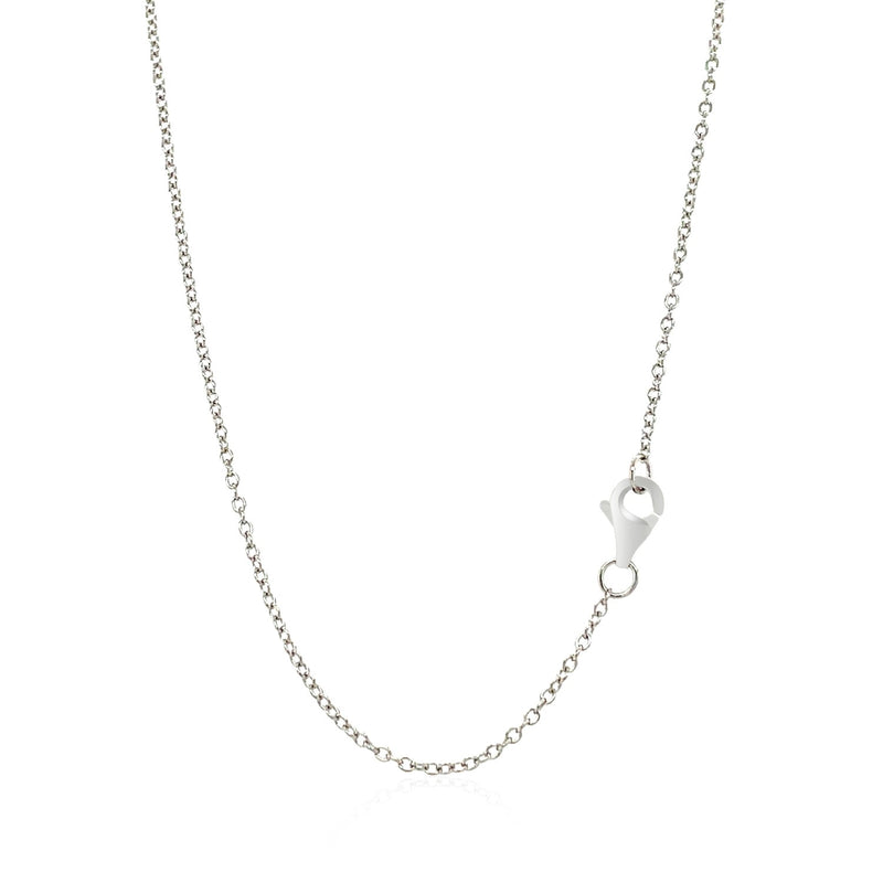 Sterling Silver Heart Necklace with Cubic Zirconias - Premium Necklaces - Just $83.99! Shop now at Pulse Designer Fashion