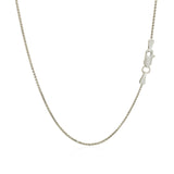 14k White Gold Diamond Cut Round Wheat Chain 1.0mm - Premium Chains - Just $316.99! Shop now at Pulse Designer Fashion