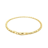 2.9mm 14k Yellow Gold Heart Bracelet - Premium Bracelets - Just $404.99! Shop now at Pulse Designer Fashion