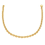 14k Yellow Gold Polished Cable Link Necklace - Premium Necklaces - Just $3367.99! Shop now at Pulse Designer Fashion